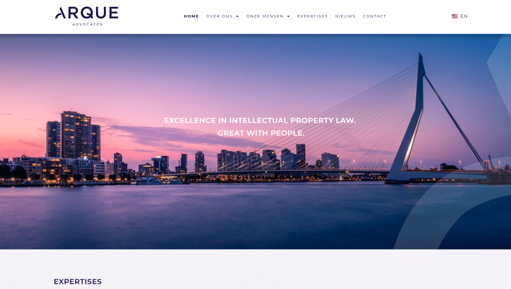 Arque-homepage